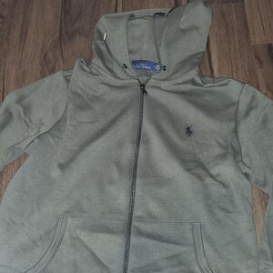 Polo by Ralph Lauren Olive Green Zip Up Sweater